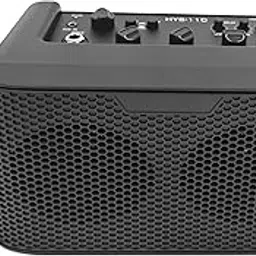 Softline Pro SP HSY-11D BK Electric Semi Acoustic Guitar Amplifier 10W Output BT Portable Amp Speaker with Delay Effect 3.5mm Earphone Jack Volume Tone Control (Black)-image-5