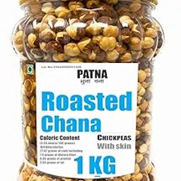 PATNA Roasted Chana, Bhuna Chana, Chickpeas, 1 kg with jar-picture-19