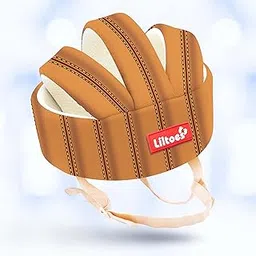 LILTOES Baby Head Protector for Safety of Kids 6M to 3 Years- Baby Safety Helmet with Proper Air Ventilation & Corner Guard Protection (Leatherite)-picture-22