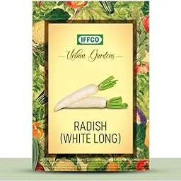 IFFCO Urban Gardens - Raddish Golden 10gm, 884 Seeds - GIY Vegetable Seeds for Home Gardening & Kitchen - Safed Mooli ke Beej-picture-15