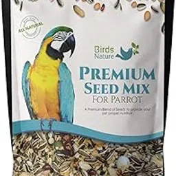 BirdsNature Premium Seed Mix Food for Macaws,Amazons,Cockatoos & Exotic Birds (1000g)-picture-19