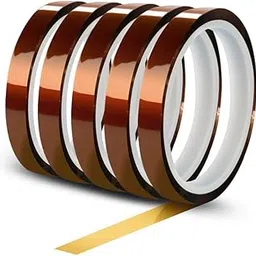 Global Statclean Systems 2 Pcs Polyamide Heat Resistant High Temperature Kapton Tape - W = 10 mm, L = 33 Meters-picture-23