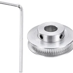 uxcell GT-2 60T Pulley Synchronous Wheel 12mm Bore, Aluminum Timing Pulley 60 Teeth, Fit Width 6mm Timing Belt for 3D Printer CNC Machine (with A Wrench)-picture-34