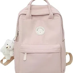 School Backpack Stylish Lady Bag Rucksack for Backpacking Commuting Climbing Pink|Clothing, Shoes & Accessories | Womens Handbags & Bags-image-89