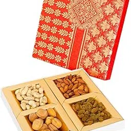 BAY NUT Dry Fruits Exquisite Dryfruits Gift Box|Assortment Of Nuts & Dried Fruits|Festival Gift For Family & Friends|Pack Of 200G|Combo Pack Of Almonds,Cashews,Raisins,apricot|Festive Celebration-picture-19