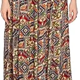 tnq Women Full Flared Printed Rayon sharara Palazzo Pants || Plus Size Summer Palazzo Printed sharara-picture-11