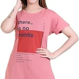 rg by s.s. clothing RG Summer Casual Wear Round Neck Half Sleeve Cotton Printed Top's for Women's (WTL02)-picture-43