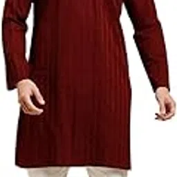 rajubhai hargovindas Men Pure Cotton Woven Design Kurta-picture-22