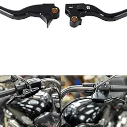 FVMOTO 3 Finger 5.9" CNC Shorty Hand Control Lever Kit Brake Clutch Levers Fit for Harley Sportster 1996-2003, Dyna 1996-2017, Softail 1996-2014, Touring 1996-2007-picture-28