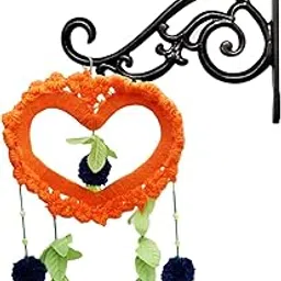GHAR DWAR (Pack of 1) Metal Wall Hook Hanging Plant Bracket Decorative Straight Plant Hanger for Pots, Bird Feeders, Planters, Lanterns, Macrame, Wind Chimes Indoor Outdoor,-picture-20