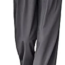 kotty Women's Cotton Blend Straight Fit Cross Pocket Solid Trousers-picture-14