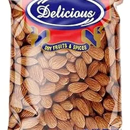 Delicious Badam Ord | Almond Nuts and Dry Fruits | Healthy Snacks | Badam High in Fiber & Protein | Almonds 100gm-picture-12