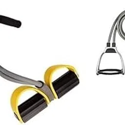 ShopiMoz Double Toning Tube with Pull Reducer for Arm Exercise, Tummy Fat Burner, Body Building Training, Toning Tube-picture-22