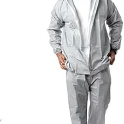 Men’s Assorted PVC Waterproof Hooded Rainsuit Set with Jacket & Pants | Zipper Closure | Size XXL-image-7