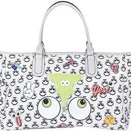 eye theme Graphic Tote Bag – Large Capacity Designer Handbag with Cartoon & Emoji Prints – Fun Statement Shoulder Bag with Adjustable Strap Backpack – Stylish, Lightweight & Spacious Bag for Women-picture-38