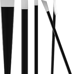Nail Care Pedicure Supplies 5 Pcs Pedicure Knife Set Ingrown Toenail Knife Nail Knives for Feet Ingrown Toe Nail Correction Pedicure Tools with Storage Bag Nursing Stuff-picture-36