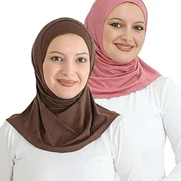 Cotton Hijab Scarf Undercap & Safety Hijab Set for Muslim Women-picture-42
