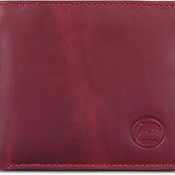 Dolphin Global Red Genuine Leather Bifold Wallet for Men | 6 Cards Slots| Classic Style | Model 9501RED_G-picture-18