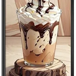 FRAME WALE BHAIYA Home Decor Frames - Chocolate Milkshake Modern Food Art Wall Framed Paintings for Office, Dining, Living Room Decoration (8inchx12inch,Framing with Leminated Poster),FWBFOOD186-image-41