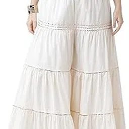 Women's Loose Fit Palazzos-image-75