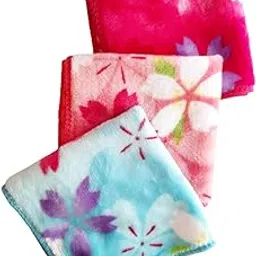GIRLYZ ATTIRE Soft Pocket Handkerchiefs Unisex Rumal Hankies Floral Print Handkerchiefs (Pack of 2 pcs)-picture-21