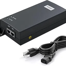 PROCET PoE Injector 802.3af/at/bt 60W 10/100/1000Mbps Gigabit Active PoE+/PoE++ Power Supply Injector with 6KV Surge Protection for High Power PTZ Camera, IP Camera, Wireless AP, PT-PSE106GW-AR-picture-11