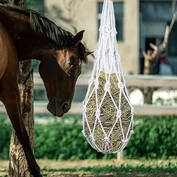 ATORSE Horse Hay Bag Stable Strong Load Bearing Hay Feed Bag for Sheep Goats Horses-picture-30