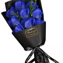 BNF®2xRose Flower Gift Ornament Motherâ€™S Day Gift for Birthday Anniversary Grandma Blue|Home & Garden |Home Décor|Floral Décor-image-42