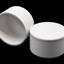 Infinite tech Plastic Round end Cap for Steel Pipe/Furniture Tubing Caps/Plastic Plugs/Tubing End Caps/Buffer/Bush Shoes for Furniture (White) Size 3''Inch Pack of 2-picture-32
