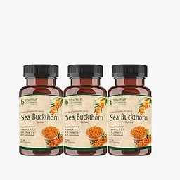 Bhumija Lifesciences Sea Buckthorn Berry 500 MG Extract Antioxidant Supplement & Immunity Booster (60 Capsules, 500MG, Pack of 3) Natural Source of Vitamin A, B, C, E, K, Omega 3, 6, 7, 9-picture-18