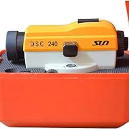 Sun DSC 240 Auto Level for Builders & Contractors, Survey, Land and Civil Construction Engineering Levelling, Measuring Instrument,Yellow & Red, Standard-picture-33