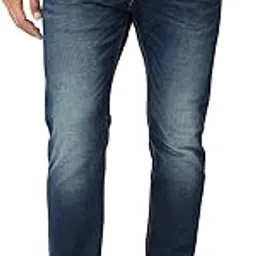 pepe jeans Men's Mid Rise Straight Jeans-picture-22
