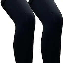 tendsy Unisex Winter Warm Fur/Fleece/Velvet Leg Warmers/Knee cap/Knee Warmer Over Knee High Footless Socks-picture-19