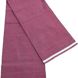 sleek silk For Men's Solid Red Organic Soft Dull Lungi Viscose Lungi Mundu Dhoti For Men Free Size (Size - 2.10 Meter's)-picture-13