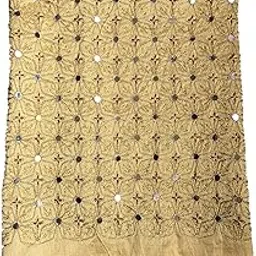 shantuba textiles Women Heavy Embroidery Real Mirror Work Blouse Piece 1Mtr-picture-47
