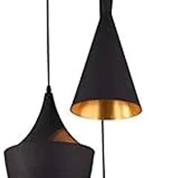 Groeien newPT-X3VH-0ZIP 40-Watts Antique Hanging Lamp, Black (Round, Pack of 1,Metal)-image-71