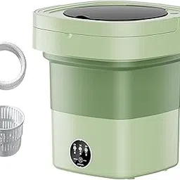 CLUB BOLLYWOOD®Mini Washing Machine Foldable Mini Washing Machine For Rv Apartments Camping Green With Light|Home & Garden | Major Appliances | Washers & Dryers |1 Foldable Washing Machine-image-39