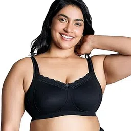 nykd (NYB190 Cotton Non Padded & Non Wired Everyday Lace Bra for Women | Full Coverage Bra with Super Soft Wide & Thick Straps-picture-39