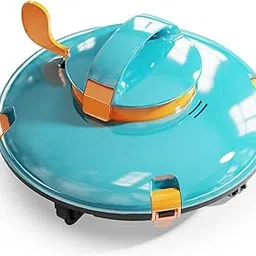 LVKE L1 Cordless Robotic Pool Cleaner, Pool Vacuum for Above Ground Pools, 70 Mins Runtime, 40W Powerful Suction, Strong Terrain-Climbing, Ideal for Flat Pools up to 38 Feet, Green-image-10