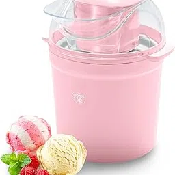 GreenLife 1.5QT Electric Ice Cream, Frozen Yogurt and Sorbet Maker with Mixing Paddle, Dishwasher Safe Parts, Easy one Switch, BPA-Free, Pink-picture-44