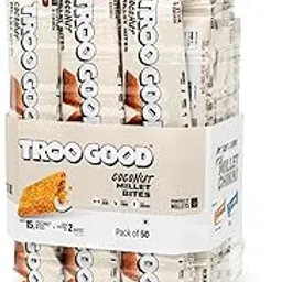 TROOGOOD Coconut Millet Chikki | Iron & Fiber Rich, High-Energy Jaggery Snack Bars | No Preservatives Or Colors | Barfi | Chikki | Jar Of 50Pcs, 15 Gram Each-image-20