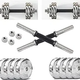 (3KG X 4PC + 1KG X 4PC) Home Gym Set, Steel Dumbbell Set, Steel Dumbbell Plate Adjustable Dumbbell (16 kg)-picture-22