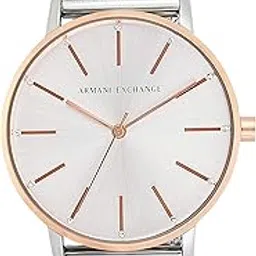 Armani Exchange Stainless Steel Lola Analog Silver Dial Women Watch-Ax5537, Silver Band-picture-29