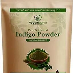 Vedamaarya Pure & Natural Indigo Powder for Hair | 100% Organic & Chemical-Free Hair Dye | Natural Hair Color, Safe for All Hair Types | No Ammonia, No PPD (200g)-picture-12