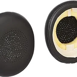 KACA Soft Protein Leather High-Density Noise Cancelling Memory Foam Thick Premium Replacement Ear Cushions Earpads for Jabra Elite 45h/ Evolve2 65 MS/UC Headphones - Black-picture-19