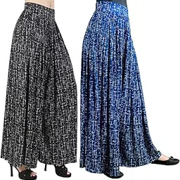 Fashion Bazaar Flared Printed Palazzos-picture-42