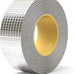 Leakage Repair Waterproof Tape-Aluminium Foil Tape With Butyl Rubber For Pipe & Roof Leaks (5Cm X 5M Pack) (5Cm*5M (Pack Of 1)), Silver-picture-32