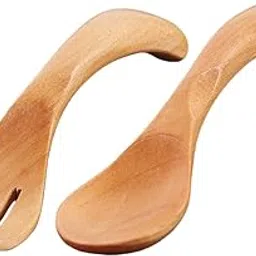 HAPINARY 1 Set spoon and fork Wood Japanese-style cute tableware afternoon cutlery Accessories Utensil Adorable Children Utensil Children's products-picture-25