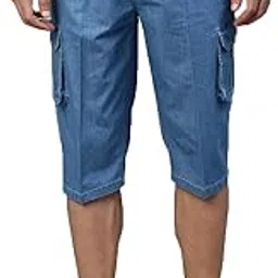 adbucks Men's Regular Fit Army Print Cargo Style 3/4th Pants-picture-40