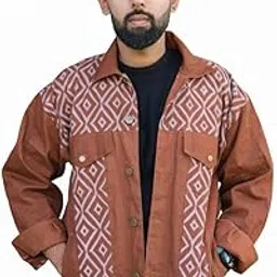 crystalheal; designing the destiny Arka Tribal Panel Jacket – Women’s/Unisex Boho Tribal Cotton Jacket | Ethnic & Festival Wear Outerwear | Lightweight & Comfortable-picture-19